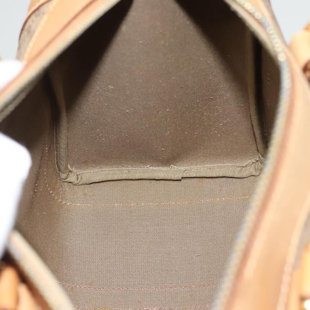 GUCCI Micro GG Supreme Hand Bag Pvc Beige Gold - Picture 16 of 16